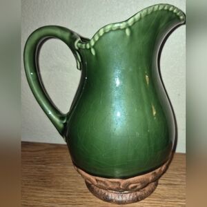 Certified International Florentine Green Pitcher, Vase